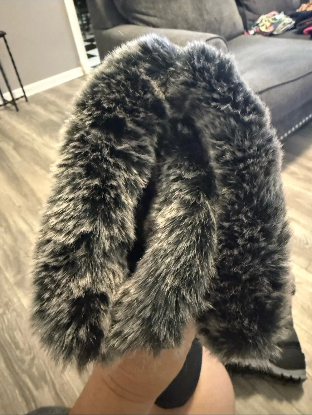 Kamik Women’s Gray and Black Insulated Winter Boots with Faux Fur Cuff brand new